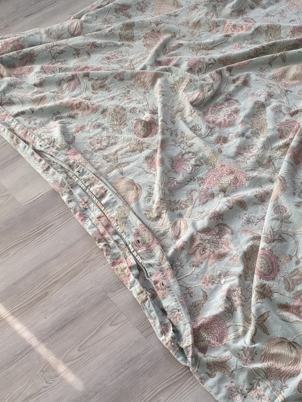 Pottery Barn Cosette Palampore Full Queen Duvet 2 Euro Shams Linen Cotton RARE